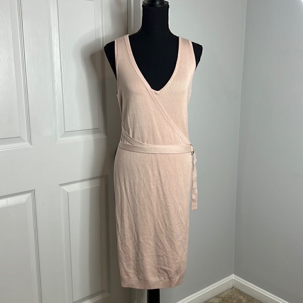 Guess Side Belted‎ Midi Dress